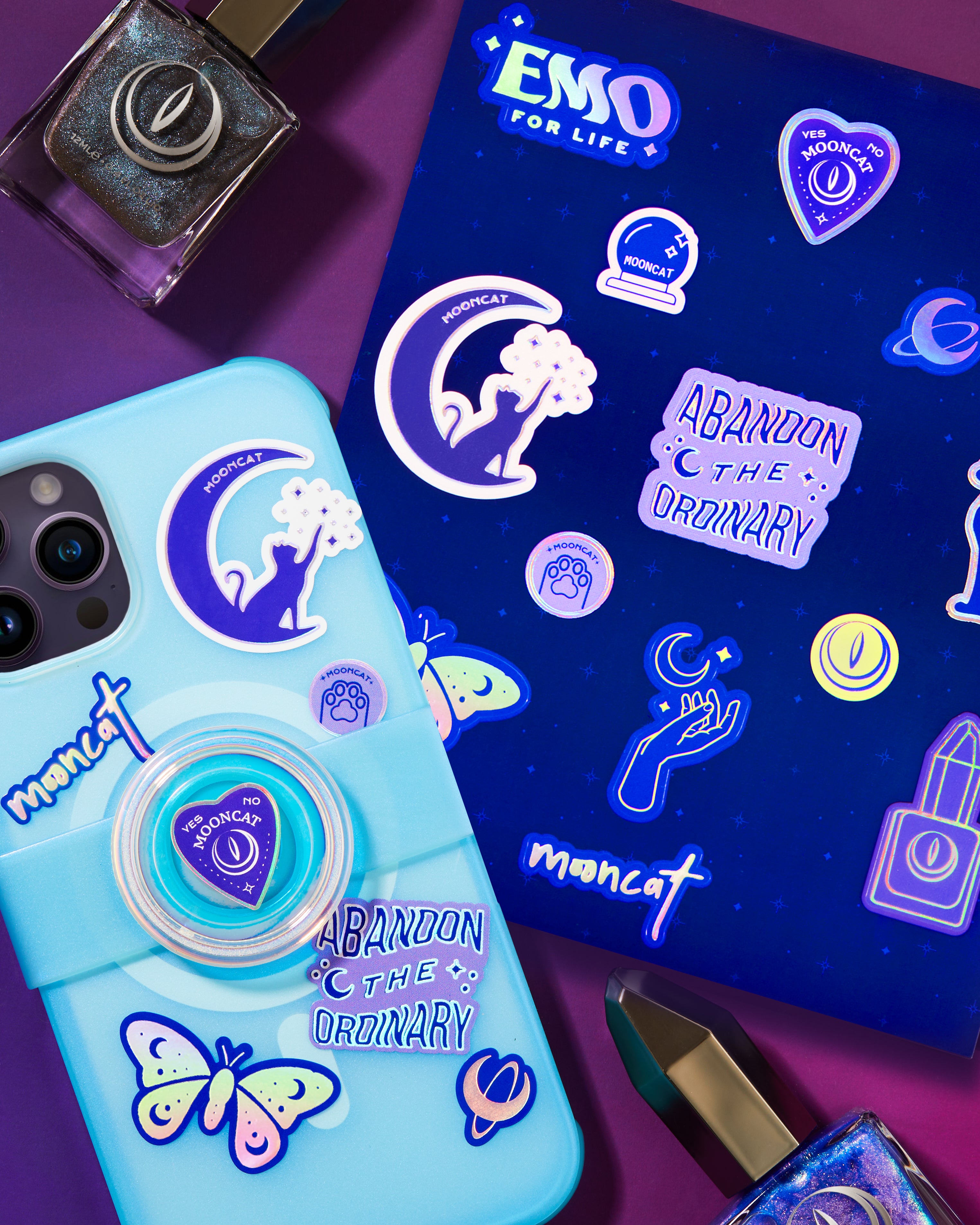 Mooncat Galaxy Sticker Pack preview