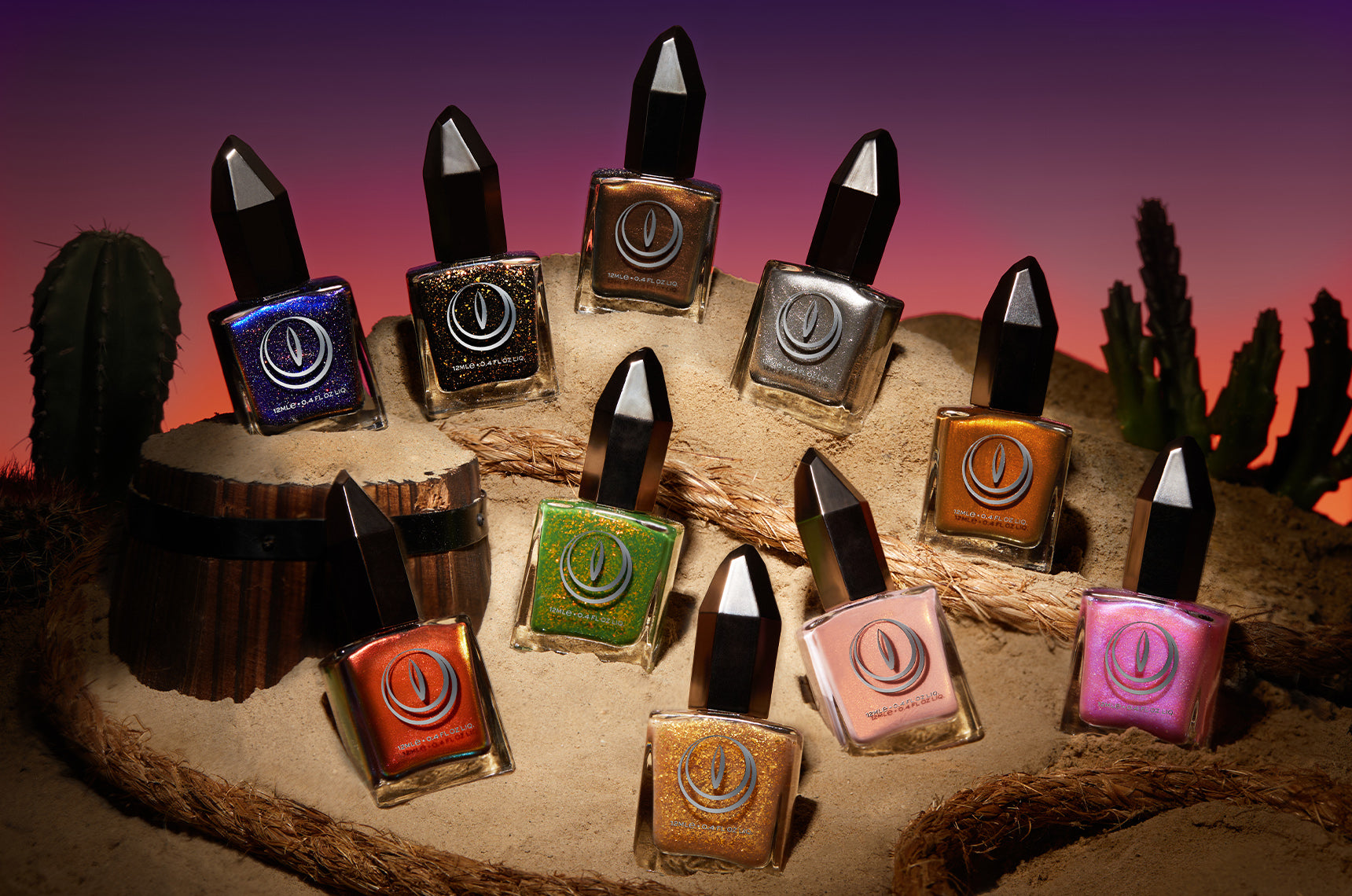 mooncat not nail polish. wearable art.