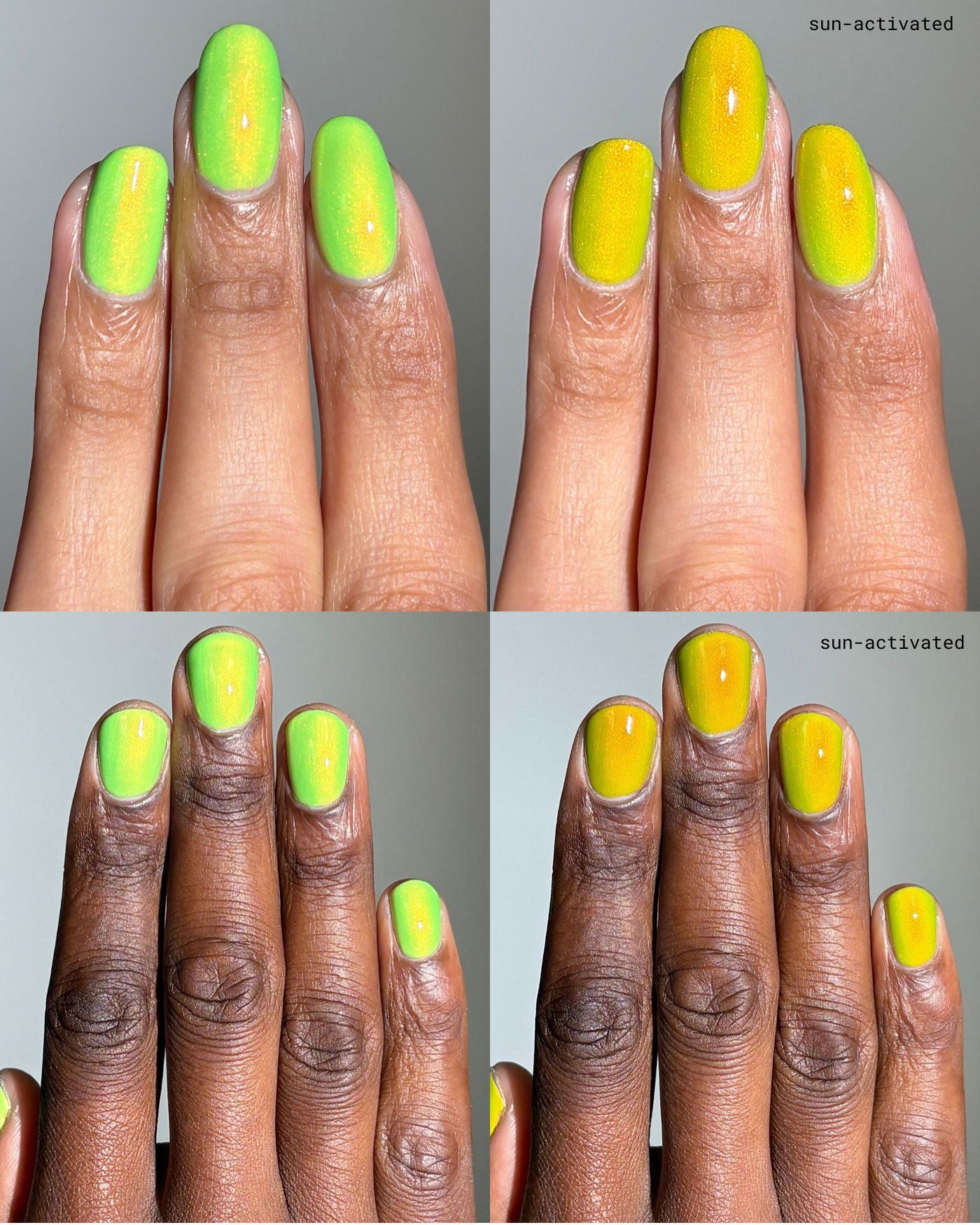 mooncat | Manchineel Tree | nail polish | Orange - Green | Shimmer