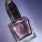Nightbreak metallic purple nail polish in sleek square bottle with black cap