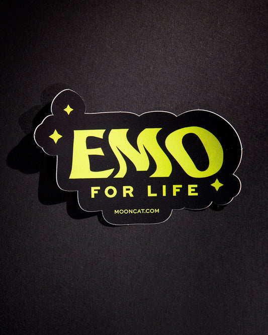 Emo For Life Sticker